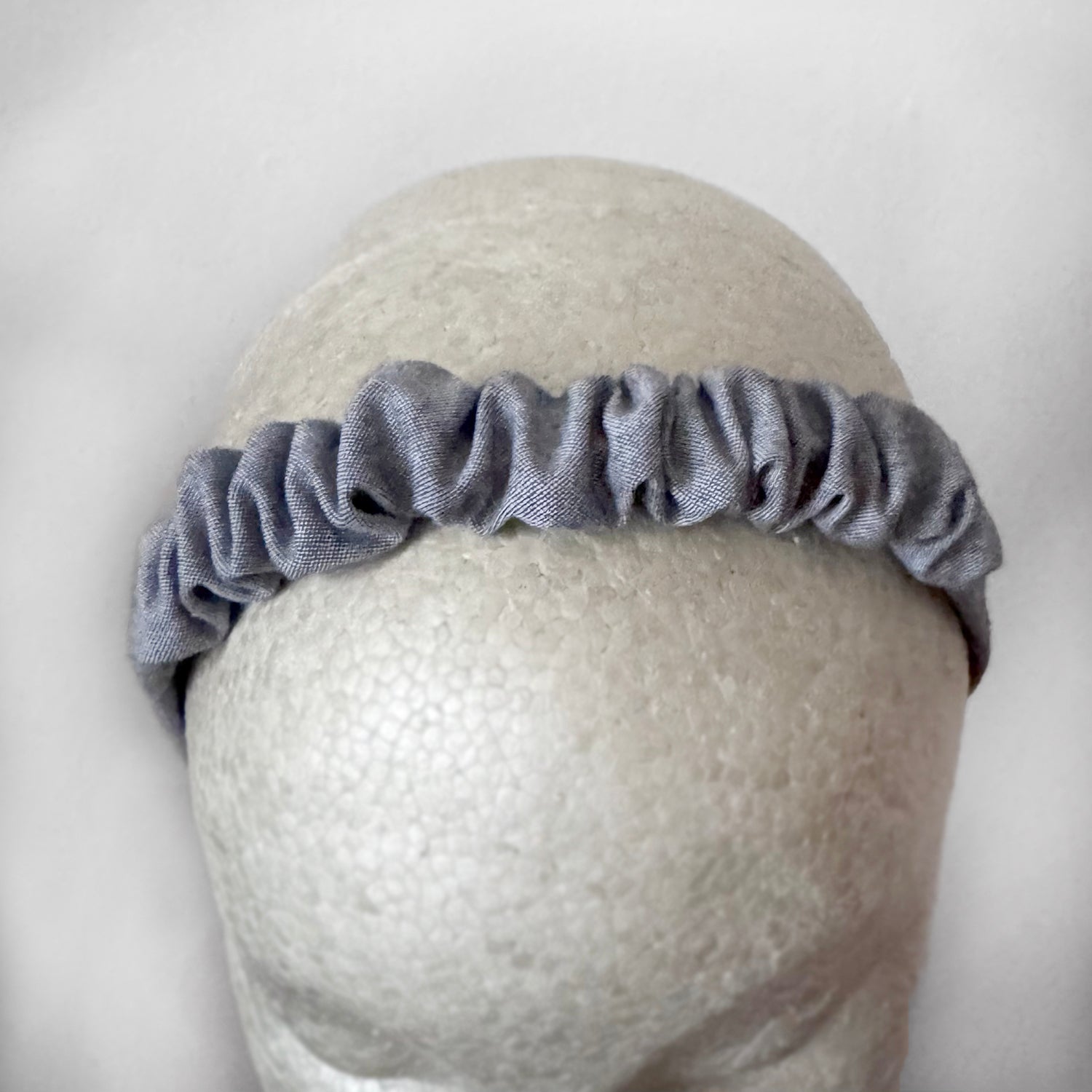 Narrow cotton headband: solid color