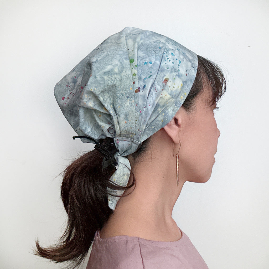 【GB MOUTH】Glitchy Nature Scarf Hygge Burst Scarf Pattern x Rosé Collection by Hue Loco Yarn