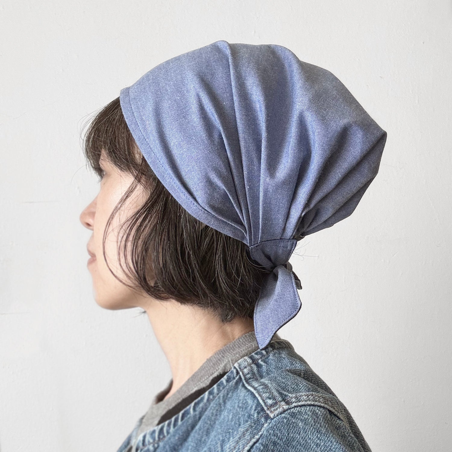 Head Covering Scarf / Chef hat, surgical hat, full cover scarf