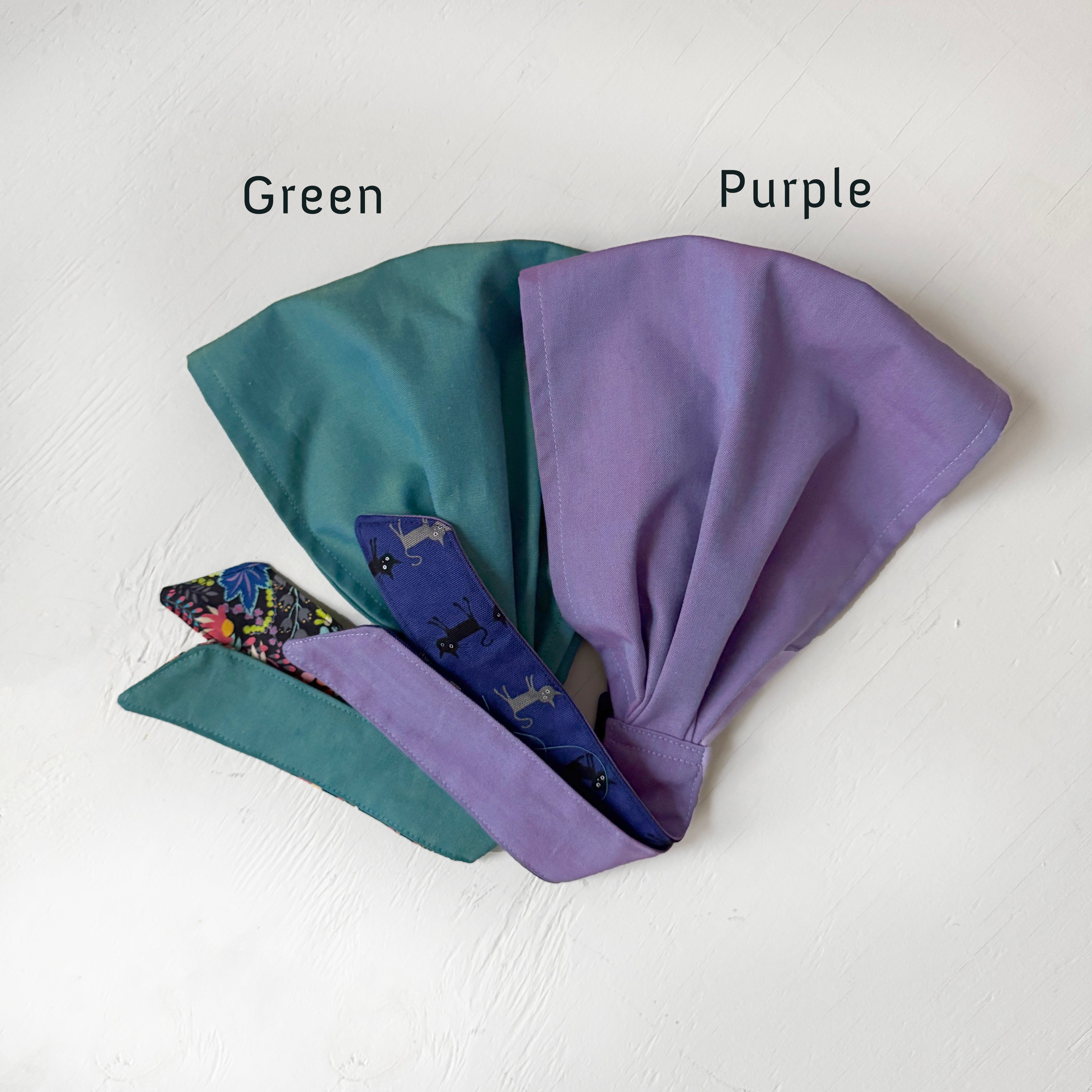 Head scarf Sold / Ribbon print