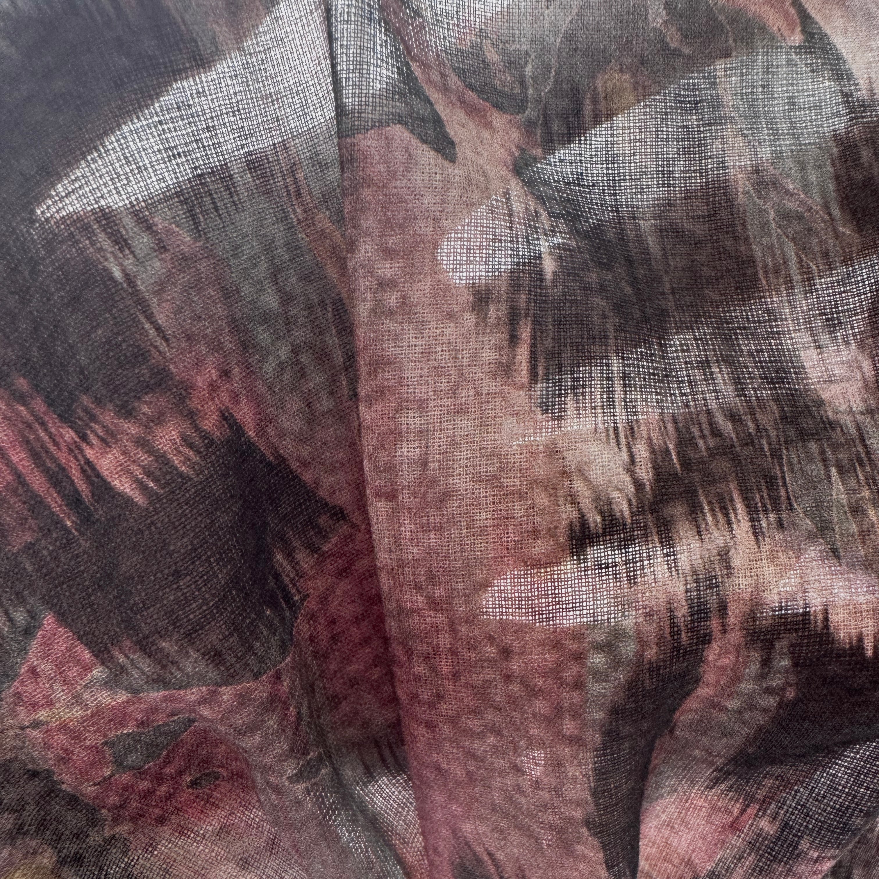 Head Scarf Rose, Forest green