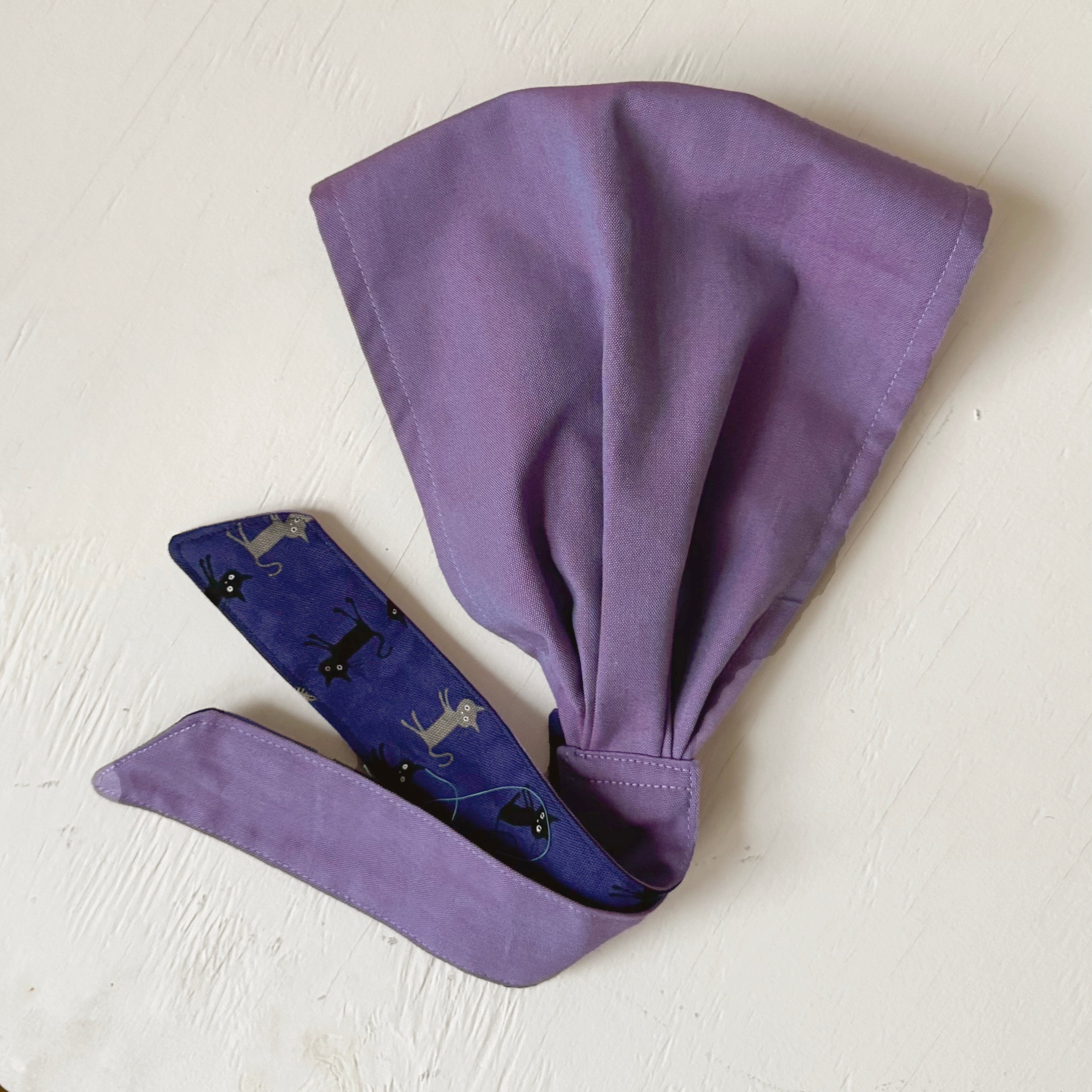 Head scarf Sold / Ribbon print