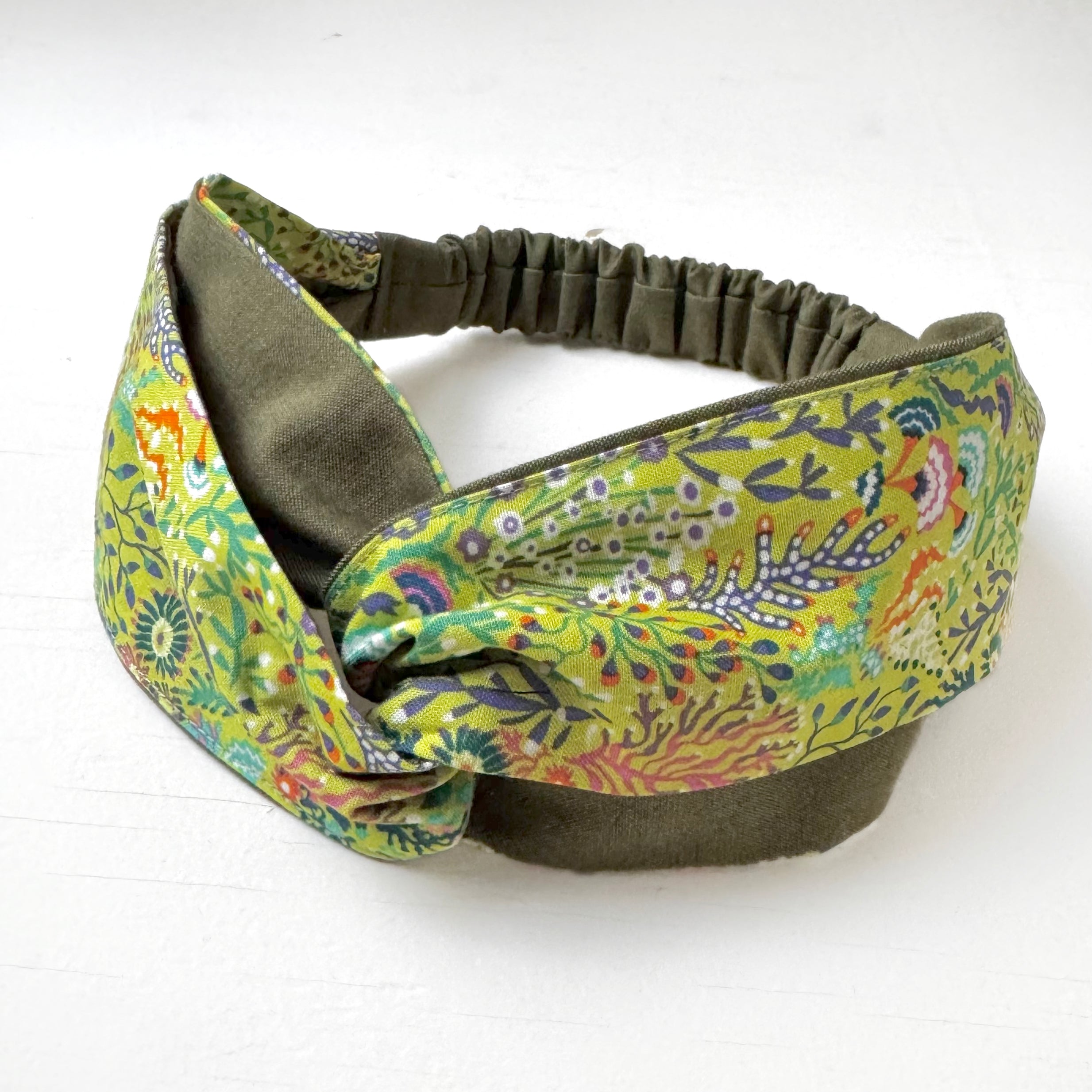 Headband Twist , Colorful Pink, Blue, Green, Gray