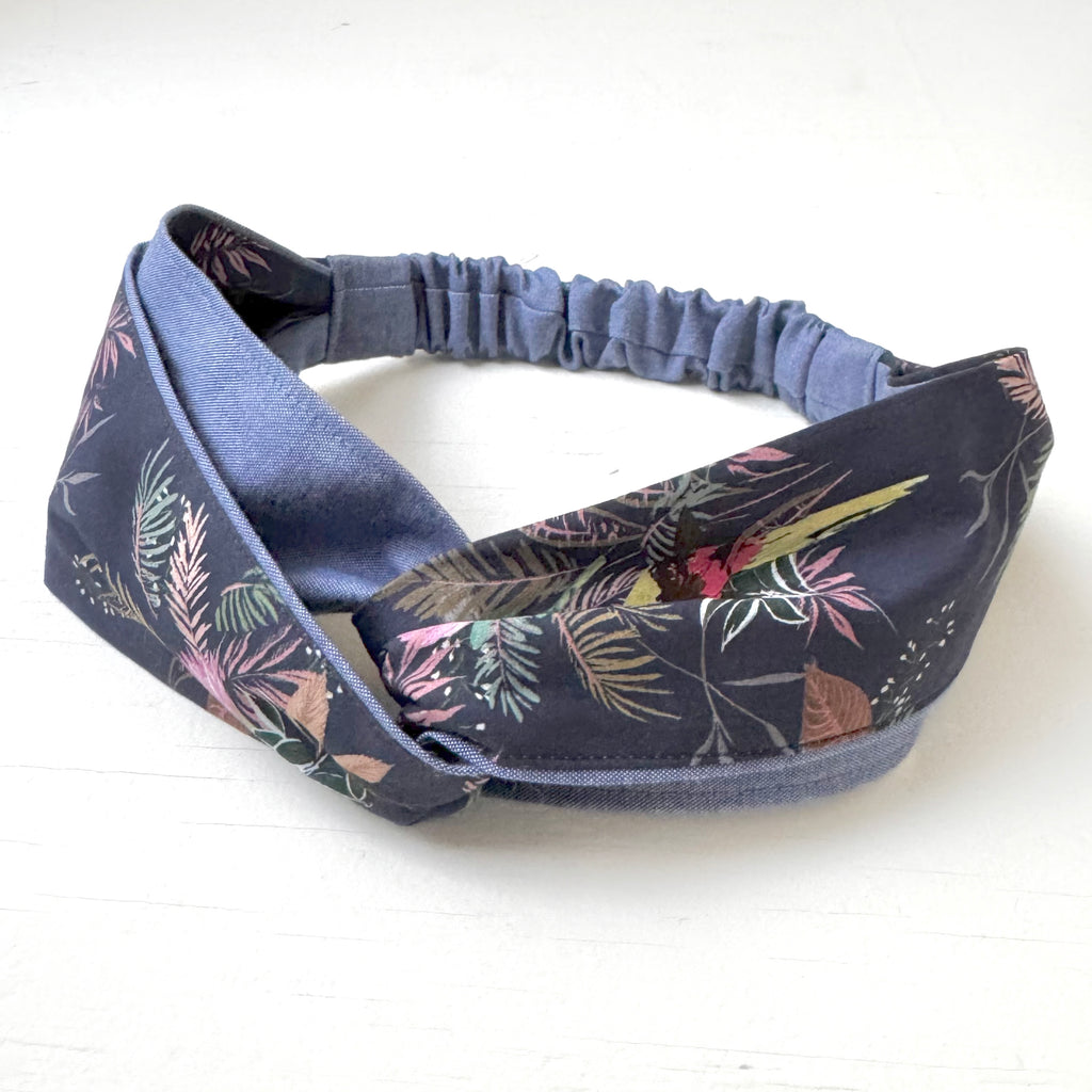 Headband Twist , Colorful Pink, Blue, Green, Gray – Mercato NY display picture 1