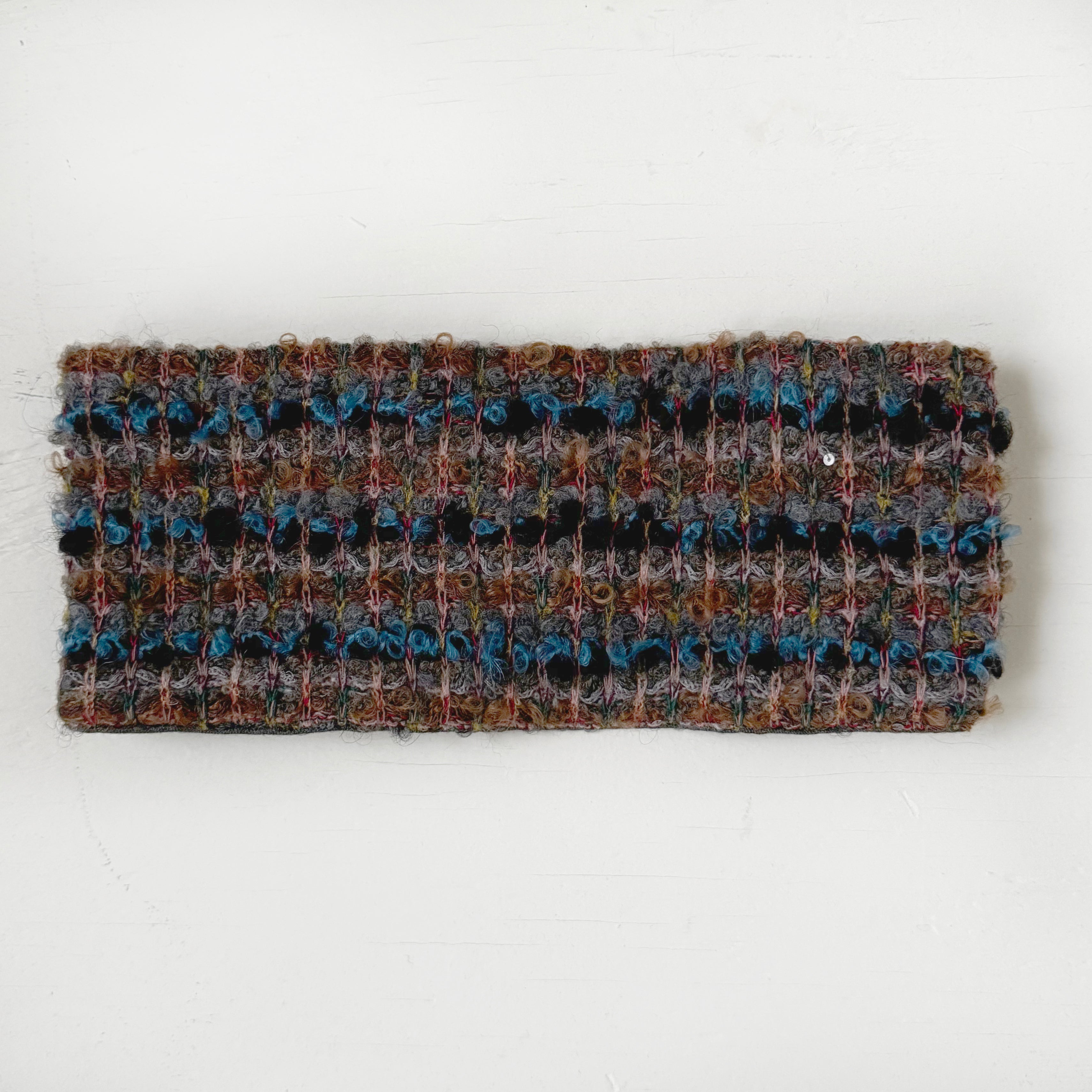 Winter Wide Headband Ear warmer Gray, Navy, sequins