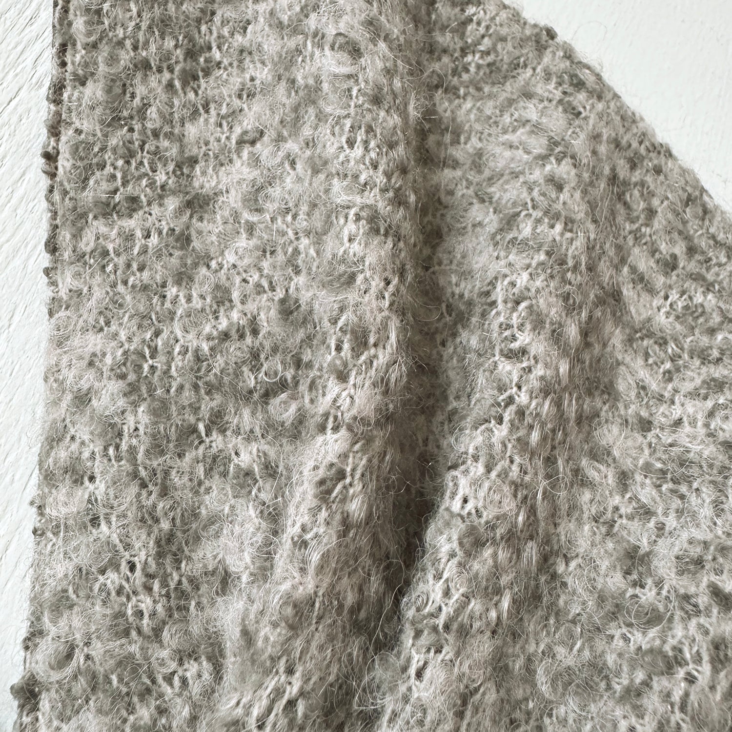 Wool Hat Tie two tone gray
