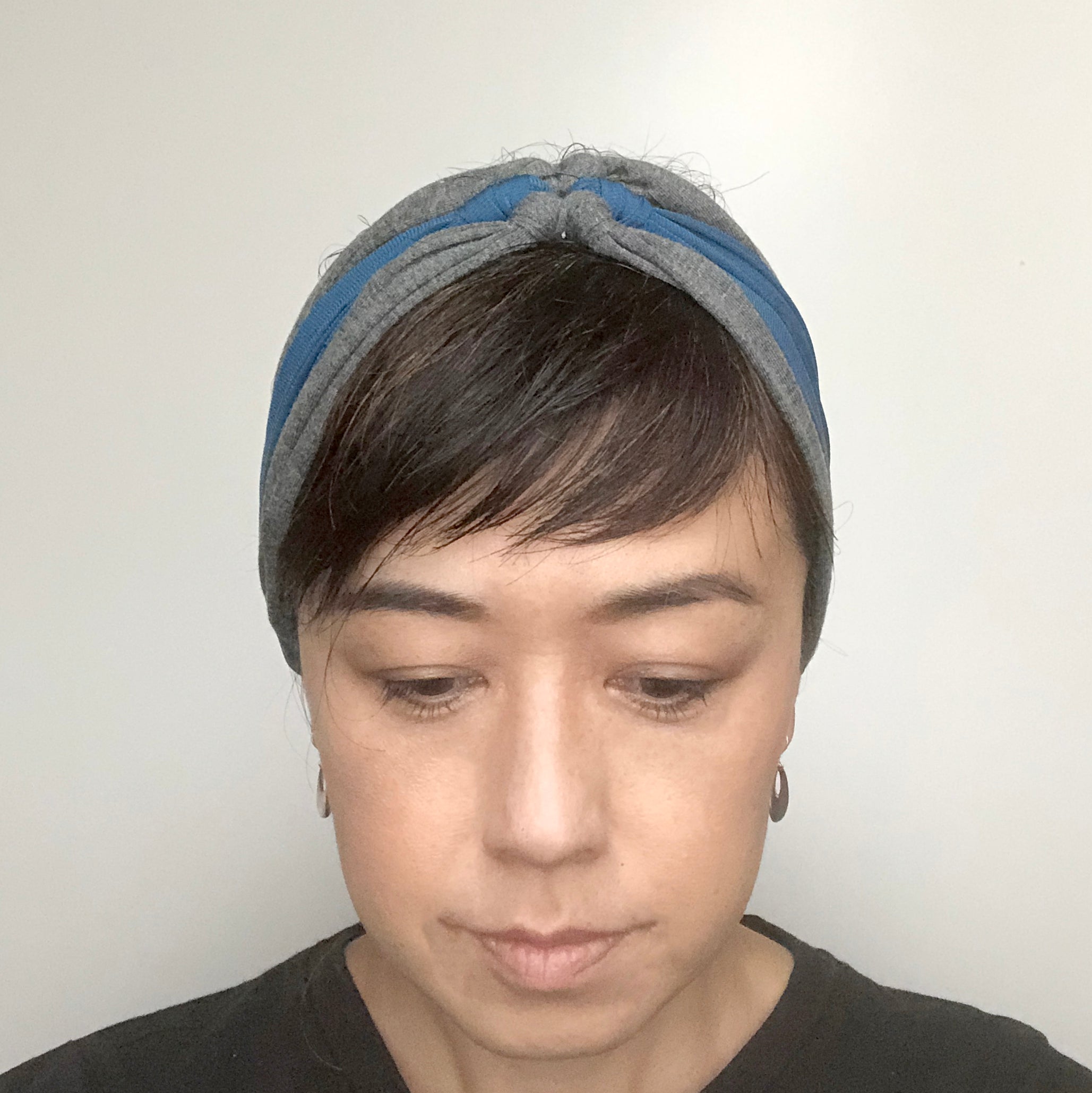 Knot headband Gray and color