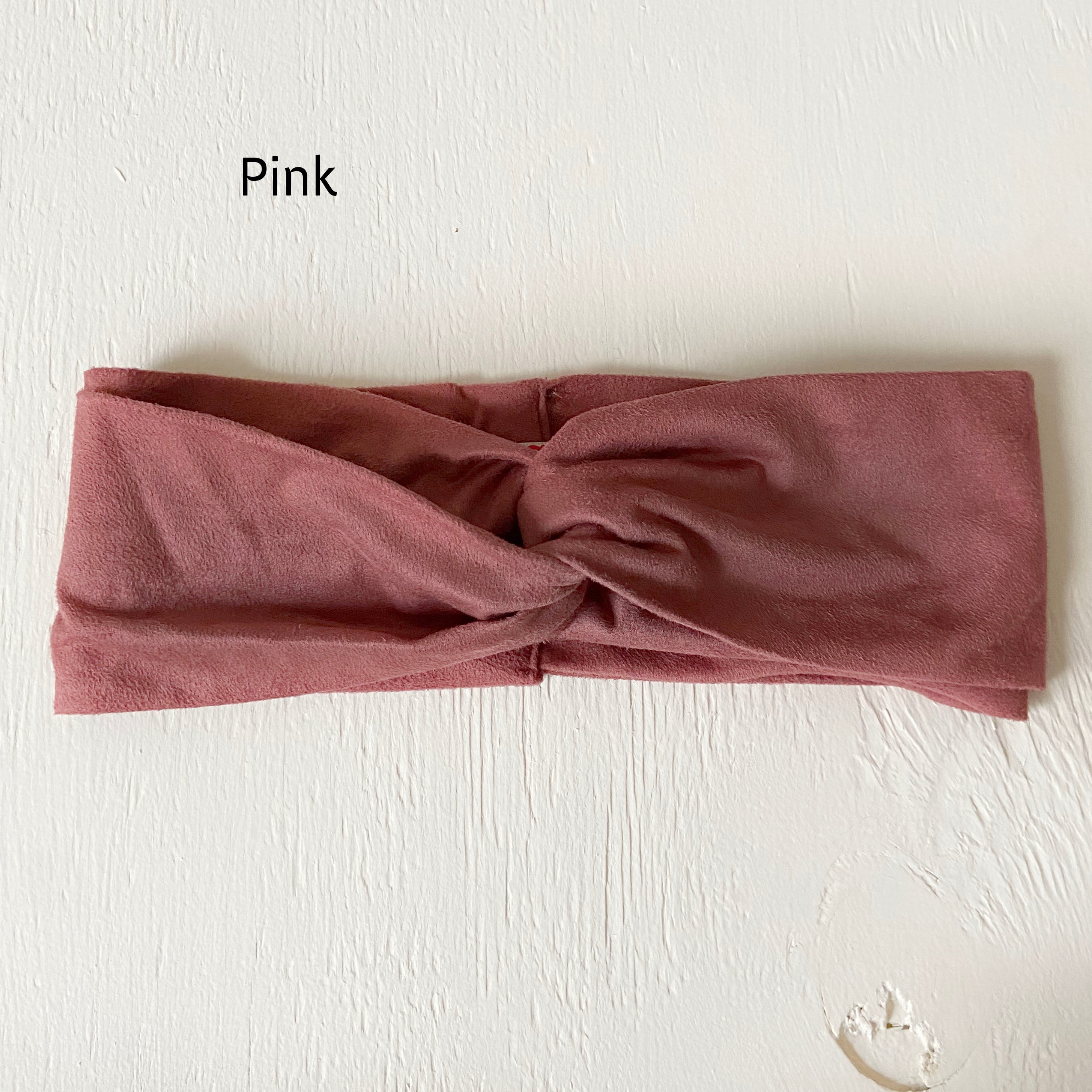 Headband Twisted  Faux Suede 4 colors