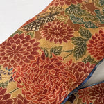 Reversible Headband: Silk vintage kimono, cotton Navy print