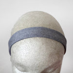 Narrow cotton headband: solid color
