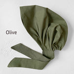 Head Covering Scarf / Black, Gray, Forest green and Navy