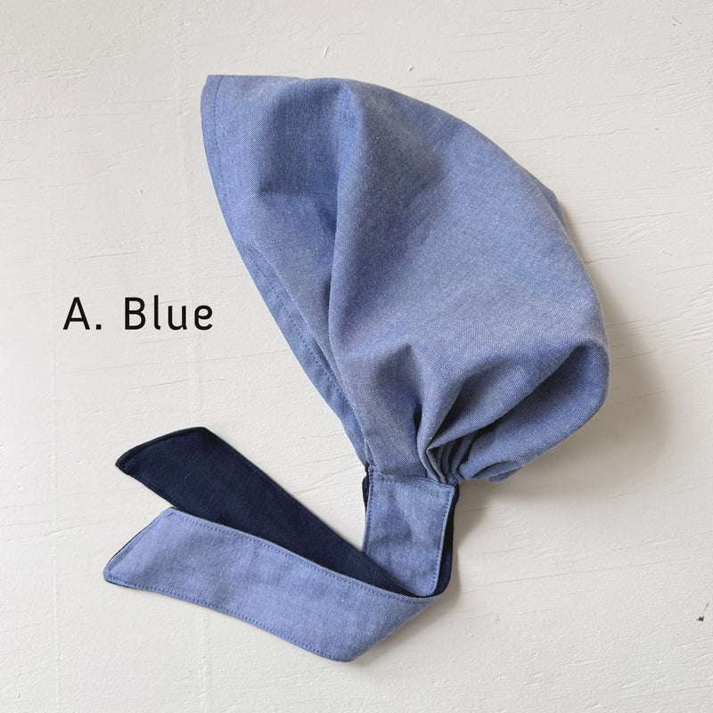 Head Covering Scarf / Chef hat, surgical hat, full cover scarf