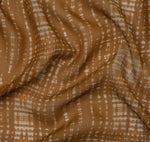 Head Scarf Blue Dye on sand Viscose Chiffon