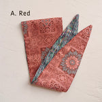 Reversible headscarf: Red or white