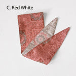 Reversible headscarf: Red or white