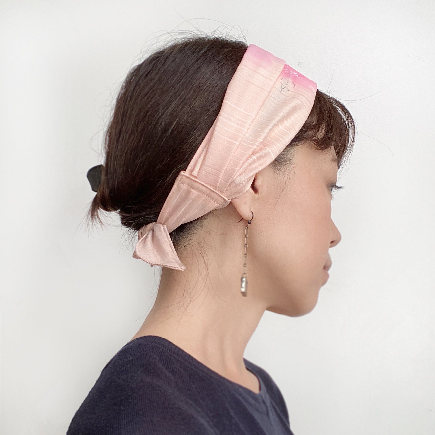 Mercato Japanese Kimono Fabric Head Scarf