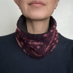 Wool Headband Ear warmer Granate