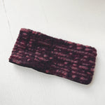 Wool Headband Ear warmer Granate