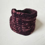 Wool Headband Ear warmer Granate