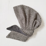 Wool Hat Tie two tone gray