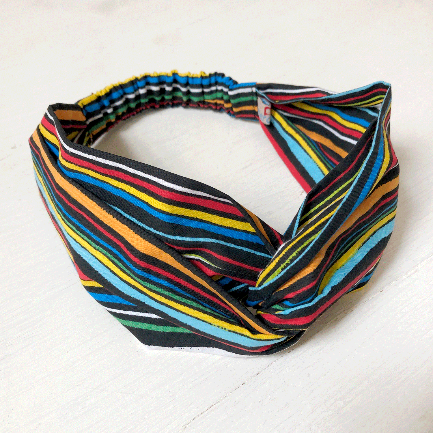 Headband Twisted  Rainbow