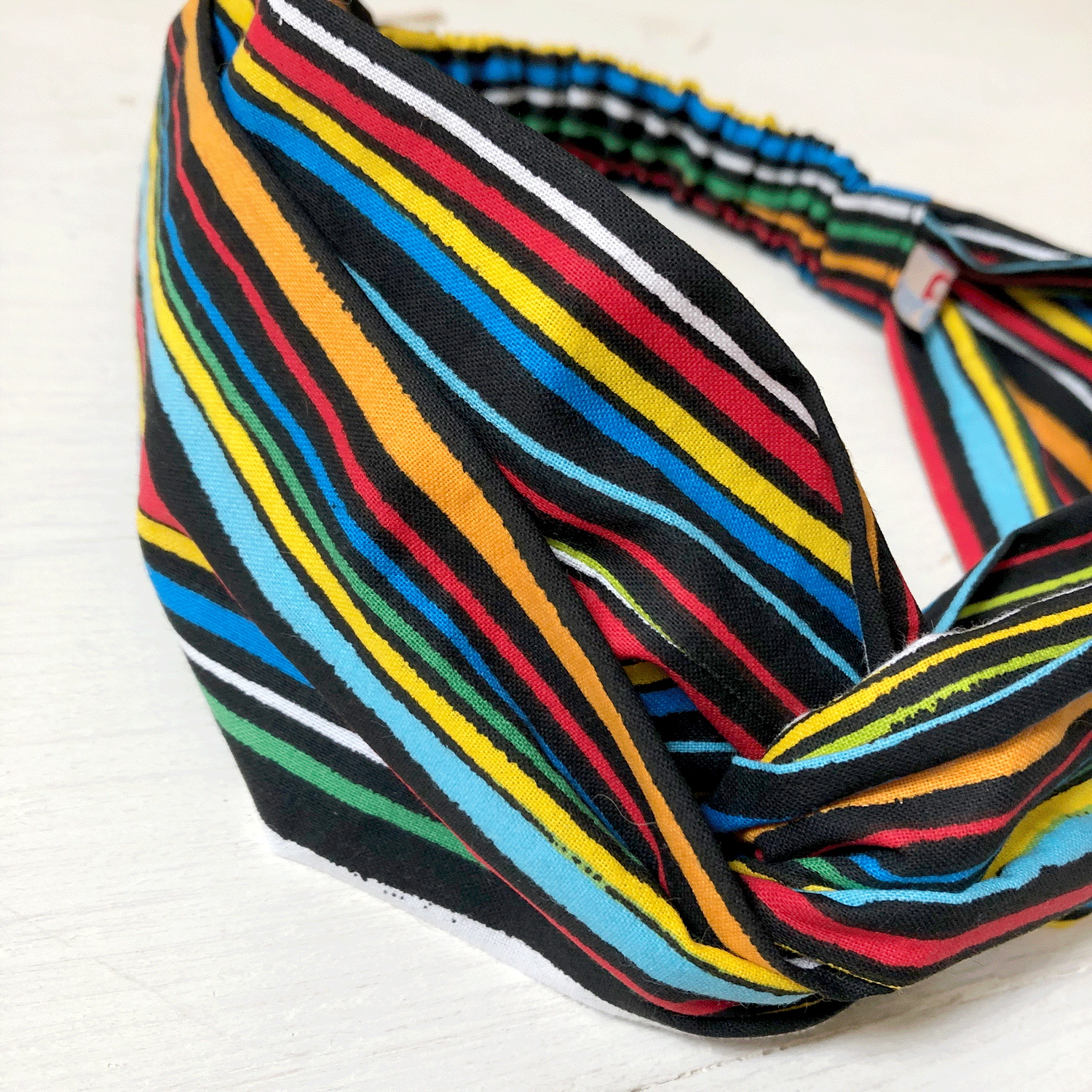 Headband Twisted  Rainbow