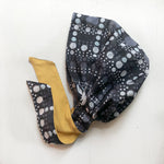 Head Covering scarf Polka Dots cotton