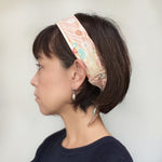 Head scarf Japanese Pink - Head wrap