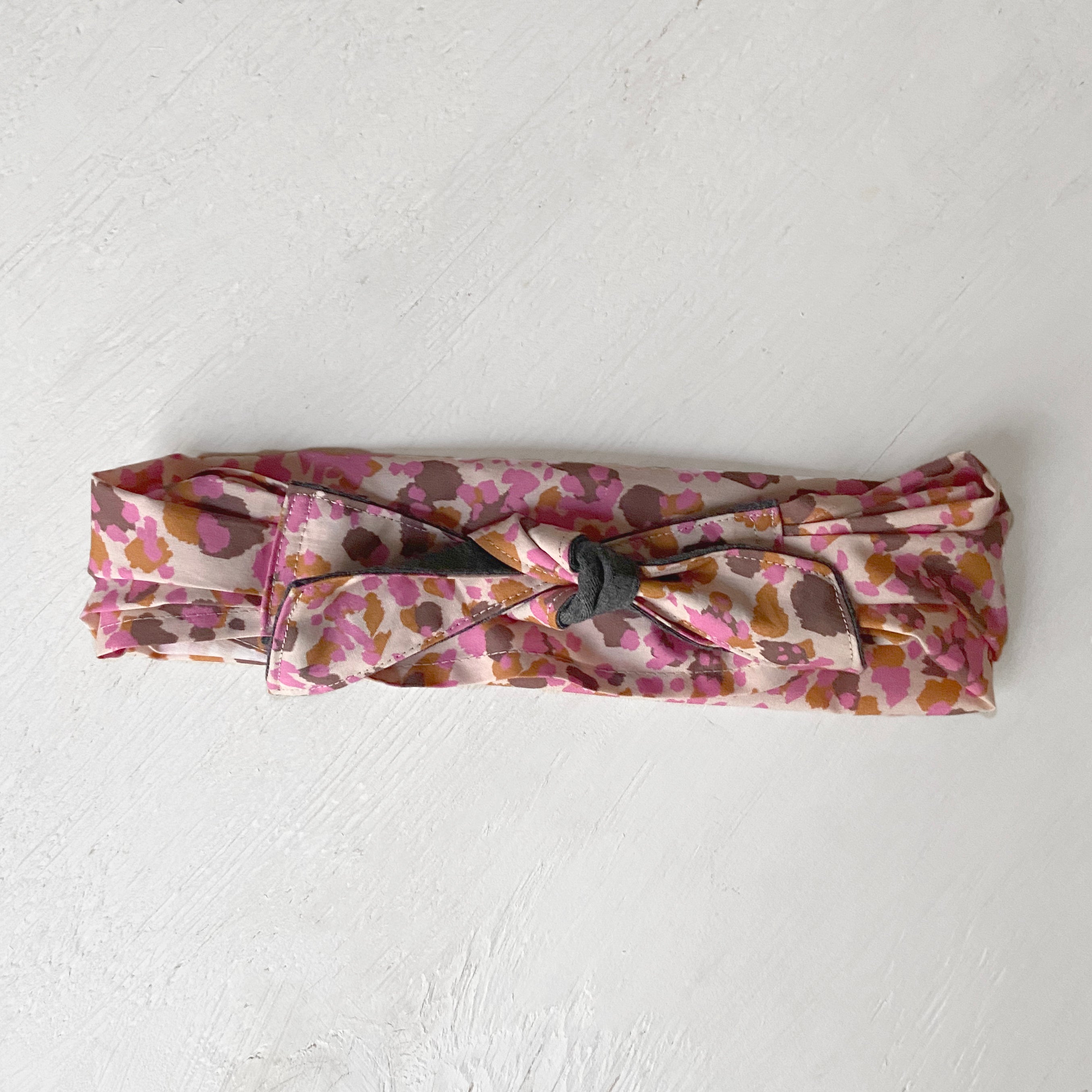 Head scarf Pink camouflage