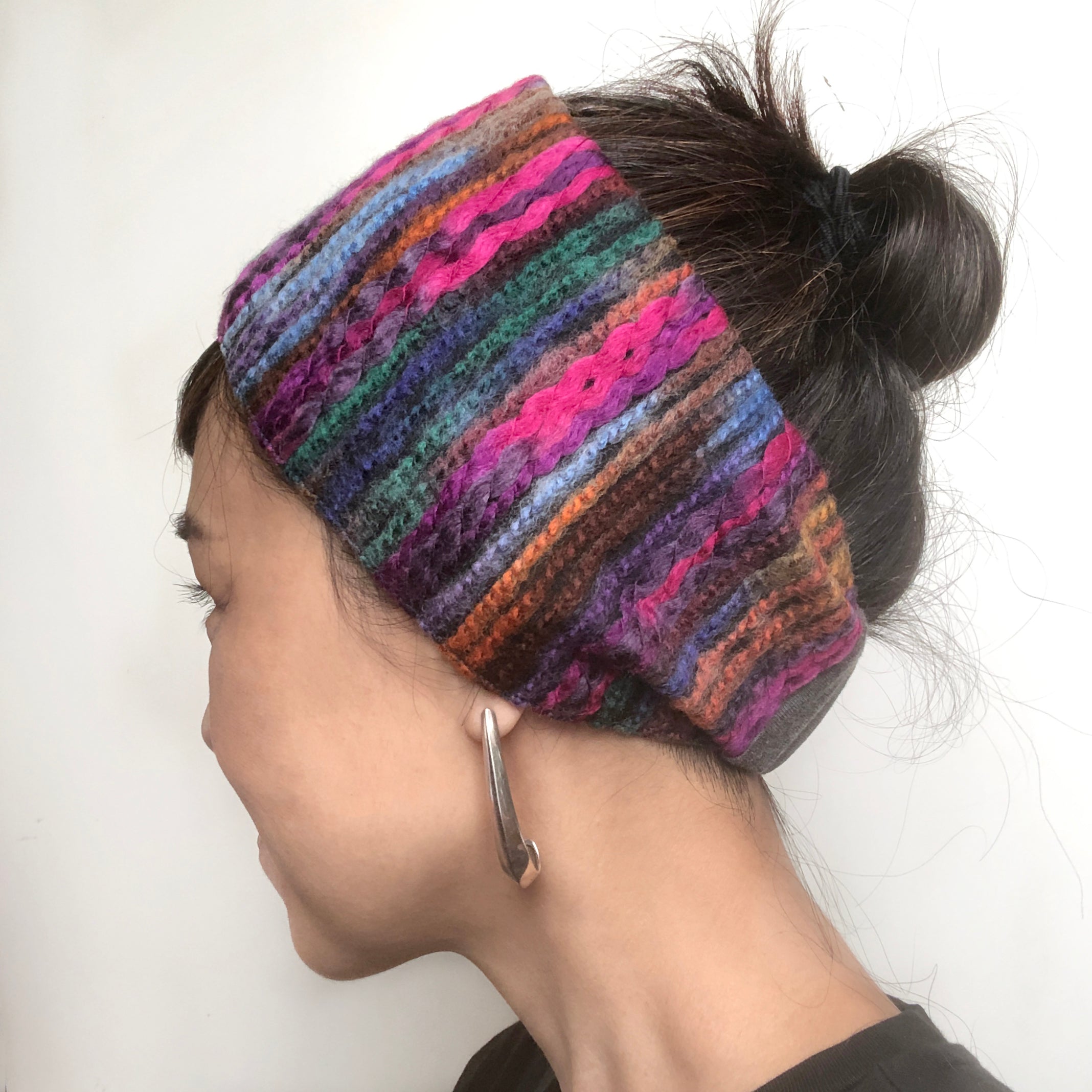 Winter Wide Headband Ear warmer Multicolorful